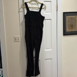 J. Crew Black Denim Overalls